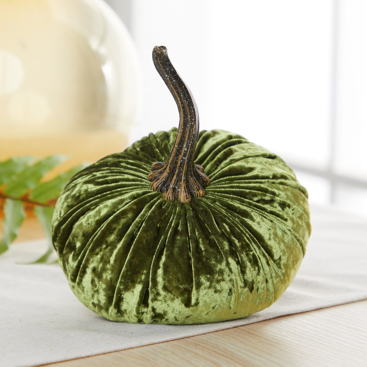 Your Heart's Content - Pumpkin Extra Large Velvet,  Fall Accent Decor, Centerpiece: Burgundy main image 1
