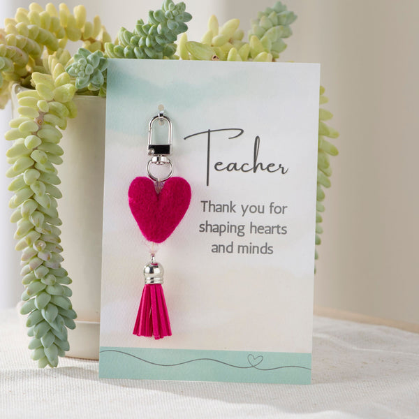 Handmade Bag Charms, Teacher, Purse Accessories, Cute Keychain Decorations, Gift for, Bag Tassel, Trendy Bag Accessory, Zipper Pull