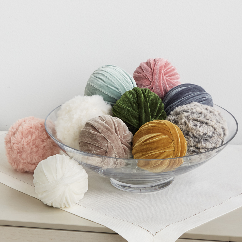 SMALL create your own custom velvet spheres cozy aesthetic decor bundl ...