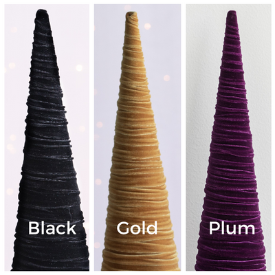 Velvet Trees - Create Your Own Set of 3 Sizes in Your Choice of Colors ...